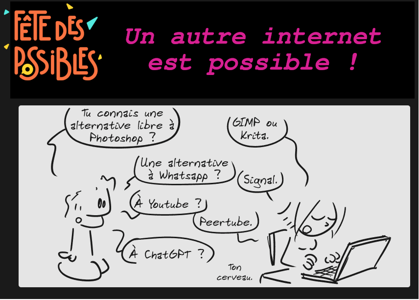 Un autre internet est possible !
dessin BD de Gee Grisbouille